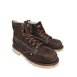 Thorogood Men's 6" Steel Toe 804-4375 (U.S.A.) Work Boot Brown Size 10.5D